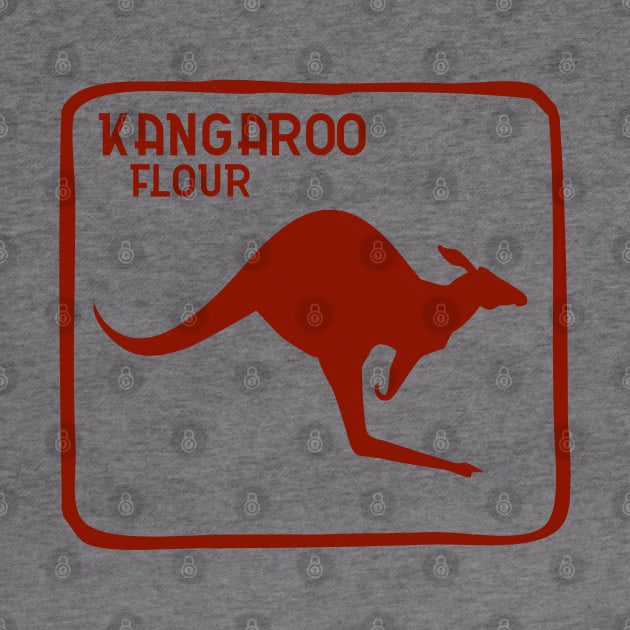 Kangaroo Dingo Flour Australia Souvenir by Closeddoor